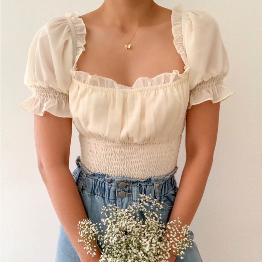 Cottagecore Dreamy Crop Top